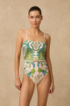 Monte & Lou Monte & Lou Julia Bandeau One Piece Monte & Lou Julia Bandeau One Piece Splash Swimwear One Piece Swimwear