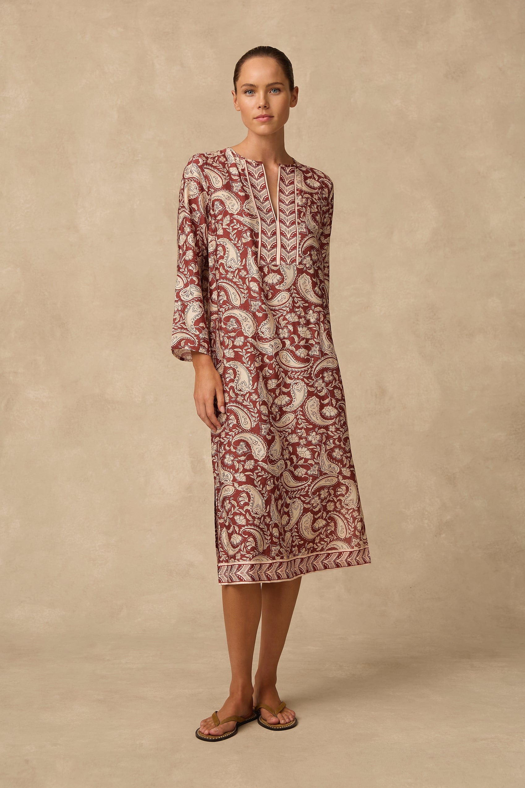 Monte & Lou Monte & Lou Luna Long Kaftan - Luna Monte & Lou Luna Long Kaftan - Luna | Australia Splash Swimwear Kaftans