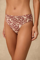 Monte & Lou Monte & Lou Luna Mid Rise Ruched Pant - Luna Monte & Lou Luna Mid Rise Ruched Pant - Luna | Australia Splash Swimwear Bikini Bottoms