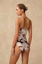 Monte & Lou Monte & Lou Perla Ruched Bandeau One Piece - Perla Monte & Lou Perla Ruched Bandeau One Piece - Perla Splash Swimwear One Pieces