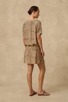 Monte & Lou Monte & Lou Seda Short Sleeve Shirt Dress Monte & Lou Seda Short Sleeve Shirt Dress Splash Swimwear