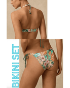 Monte & Lou Monte & Lou Simi DD/E Coral Edge Bandeau & Tie Side Pant Monte & Lou Simi DD/E Coral Edge Bandeau & Tie Side Pant Splash Swimwear Bikini Set AU10/US6 1000032162
