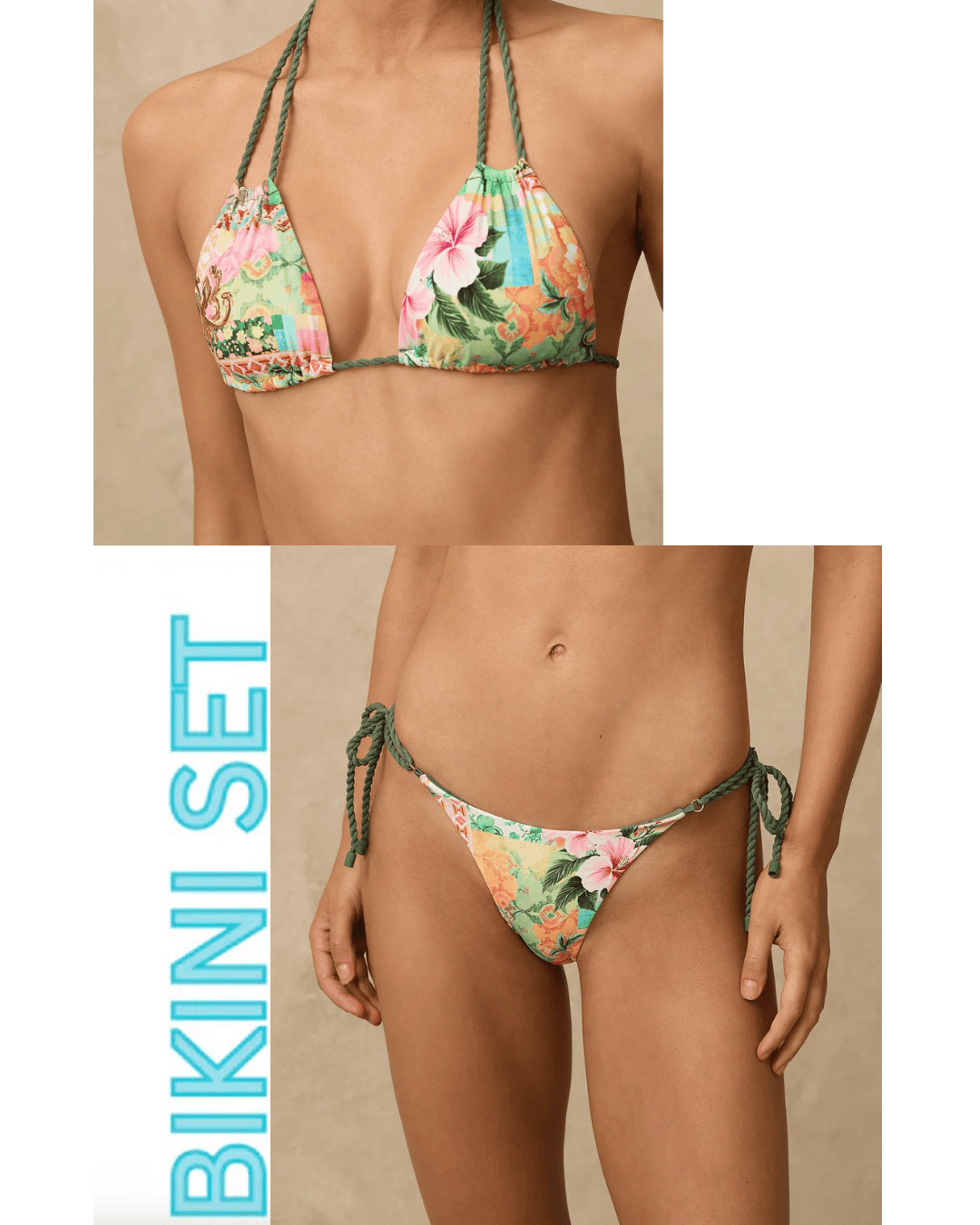Monte & Lou Monte & Lou Simi Fit Slide Tri & Tie Side Pant Monte & Lou Simi Fit Slide Tri & Tie Side Pant Splash Swimwear Bikini Set AU12/US8 1000032177