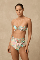 Monte & Lou Monte & Lou Simi High Waist Belted Retro Pant Monte & Lou Simi High Waist Belted Retro Pant Splash Swimwear