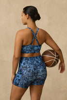 Monte & Lou Monte & Lou Taylor Crop Top 4001TY Monte & Lou Taylor Crop Top Splash Swimwear S 9353802080475