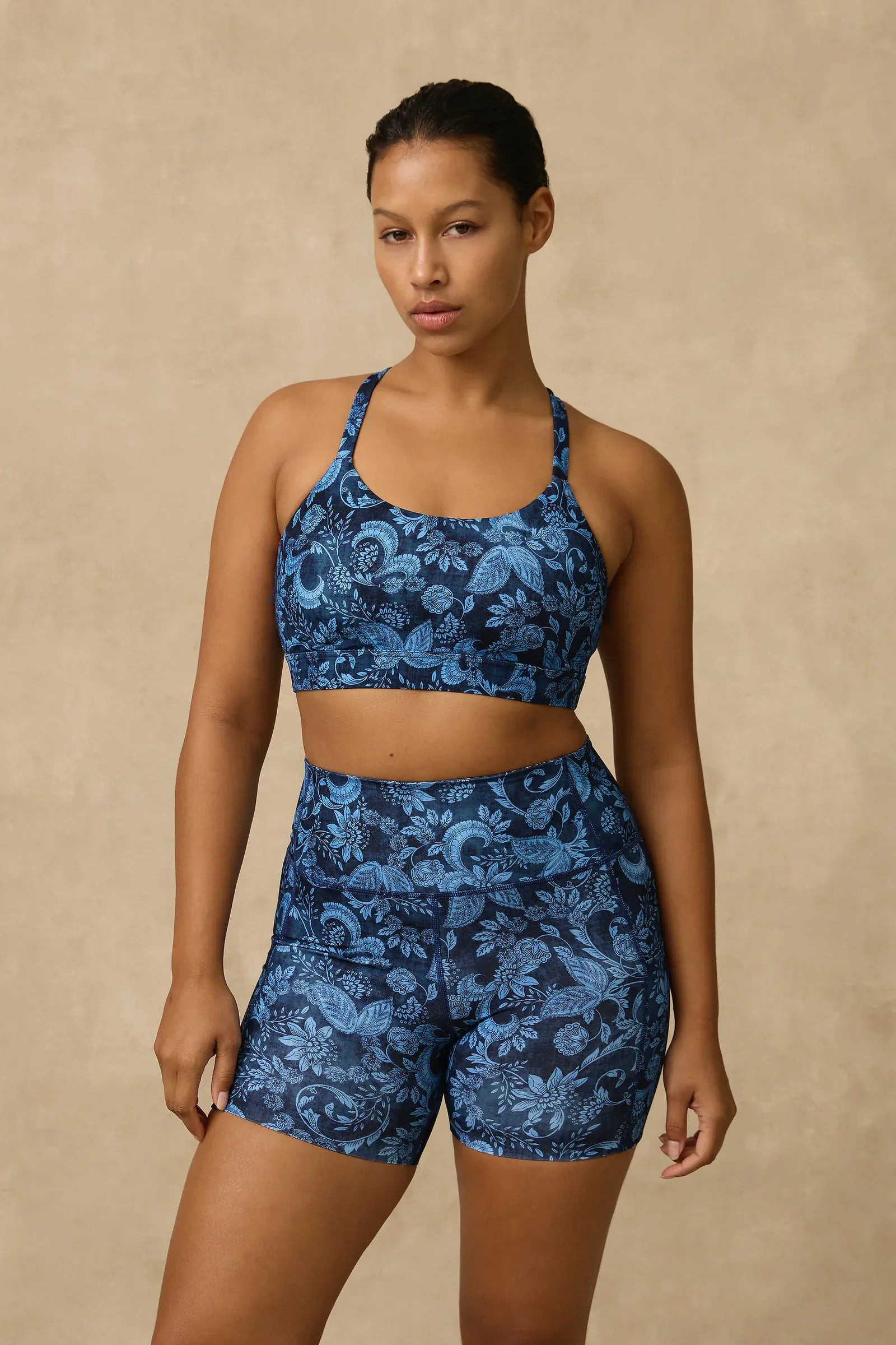 Monte & Lou Monte & Lou Taylor Crop Top 4001TY Monte & Lou Taylor Crop Top Splash Swimwear S 9353802080475