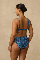 Monte & Lou Monte & Lou Taylor Multi Fit Twist Crop Monte & Lou Taylor Multi Fit Twist Crop Splash Swimwear