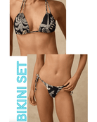 Monte & Lou Monte & Lou Yaz Fit Slide Tri & Tie Side Pant Monte & Lou Yaz Fit Slide Tri & Tie Side Pant Splash Swimwear Bikini Set AU8/US4