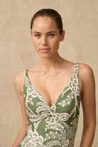 Monte & Lou Monte & Lou Zeni Multi Fit Twist One Piece Monte & Lou Zeni Multi Fit Twist One Piece Splash Swimwear