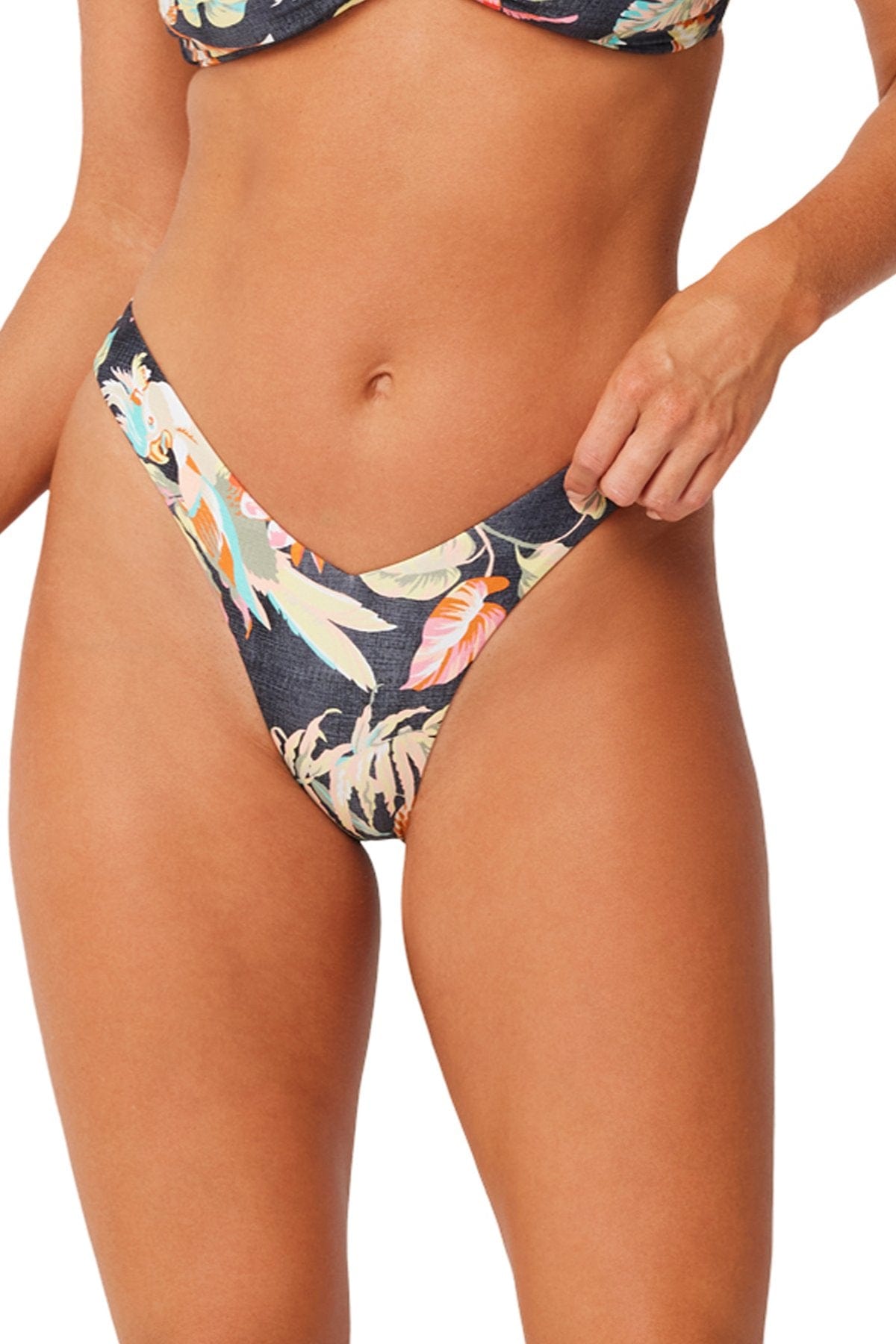 Monte & Lou Mystique Skimpy V Pant Splash Swimwear Cheeky Bikini Bottoms