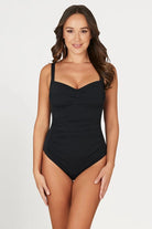 Nip Tuck Swim Chlorine Resistant Joanne One Piece - Black Chlorine Resistant Joanne One Piece - Black Splash Swimwear