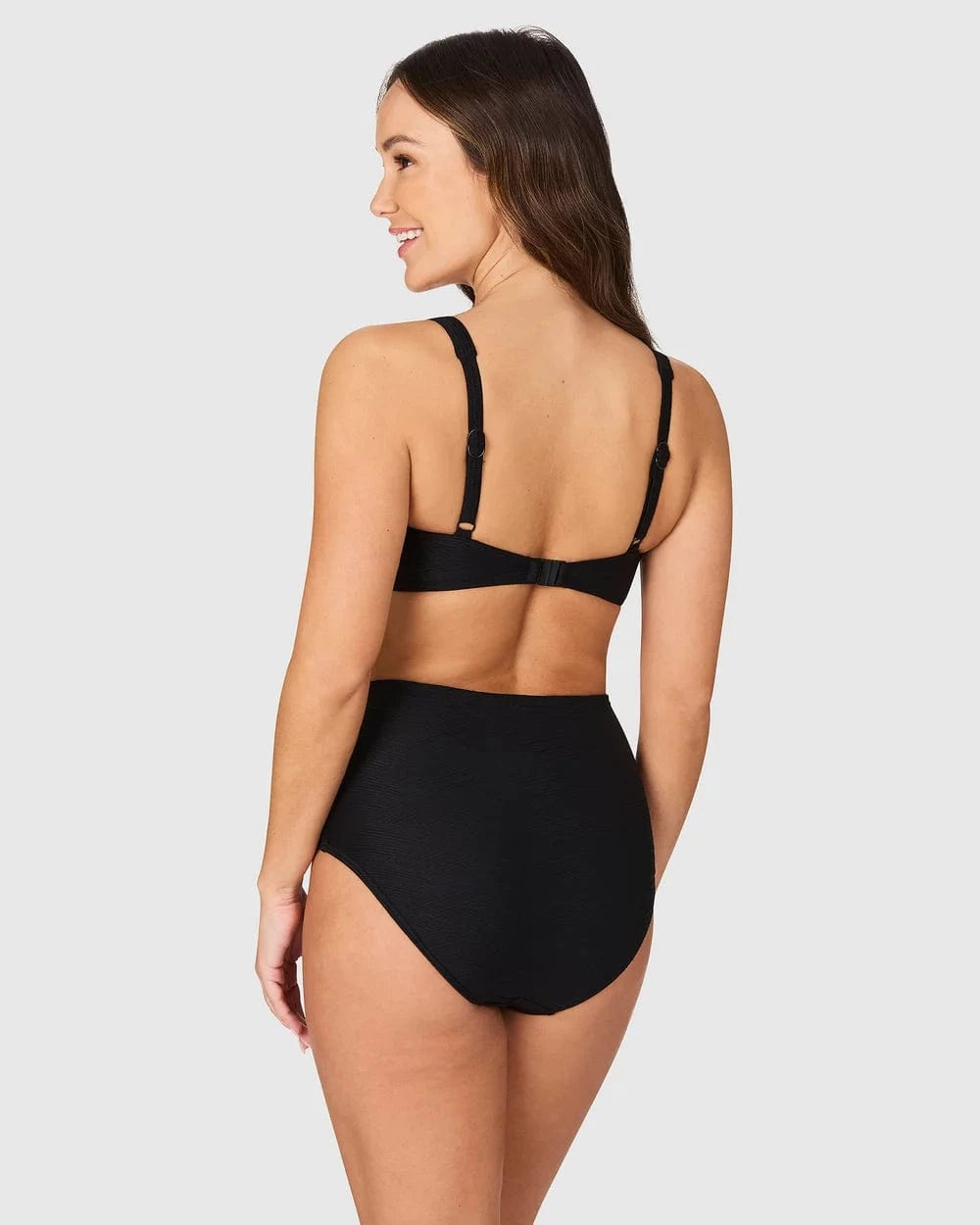 Nip Tuck Swim Gamma Texture Joanne Bikini Top - Black Gamma Texture Joanne Bikini Top - Black Splash Swimwear