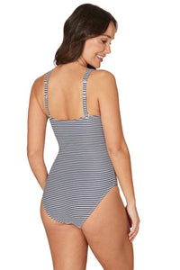 Nip Tuck Swim One Pieces Navy Sorrento Stripe Joanne One Piece Swimsuit Nip Tuck Swim Navy Sorrento Stripe Joanne One Piece Swimsuit