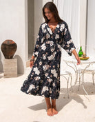 Nip Tuck Swim Nip Tuck Evening Shadow Maxi Dress NT6253ES Nip Tuck Kakadu Joanne Tankini Top Splash Swimwear O/S 9347760736581