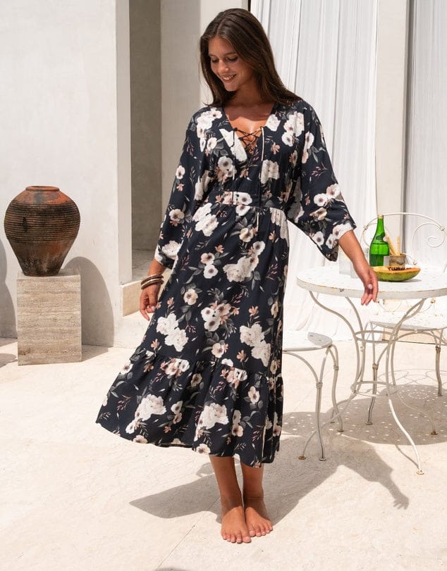 Nip Tuck Swim Nip Tuck Evening Shadow Maxi Dress NT6253ES Nip Tuck Kakadu Joanne Tankini Top Splash Swimwear O/S 9347760736581