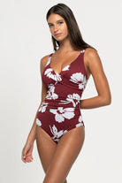 Nip Tuck Swim Nip Tuck Whispering Allure Louise Multifit Ruched Front One Piece - Maroon NT1150WA Nip Tuck Whispering Allure Louise Multifit Ruched Front One Piece - Maroon Splash Swimwear One Piece AU12/US8 9347760736543