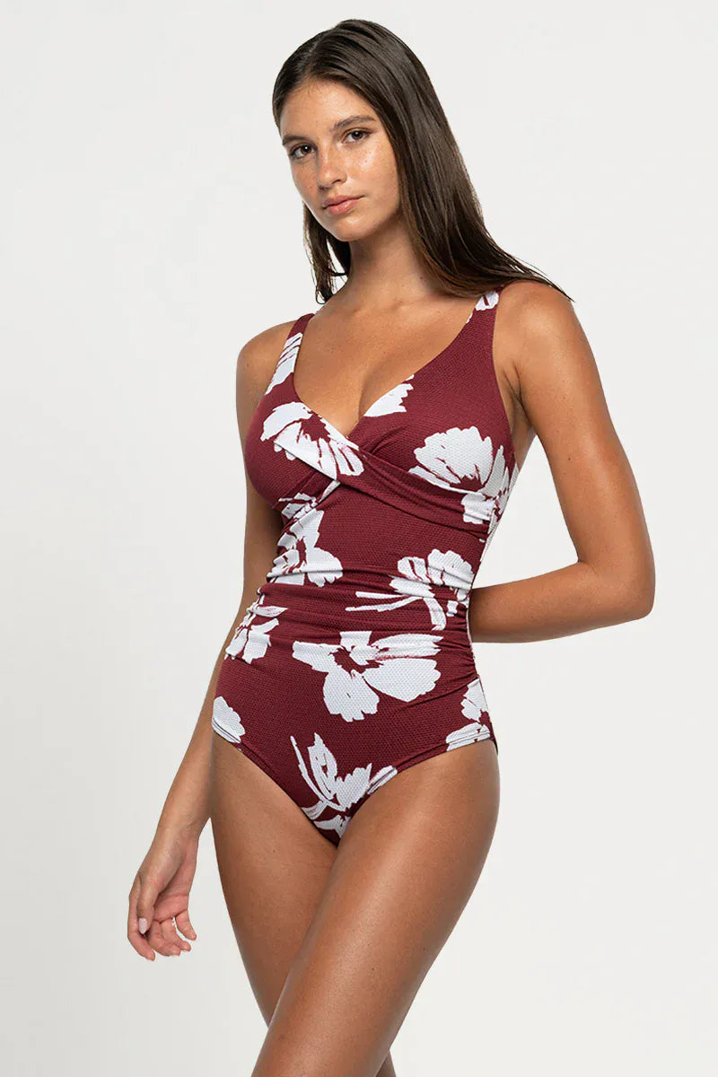Nip Tuck Swim Nip Tuck Whispering Allure Louise Multifit Ruched Front One Piece - Maroon NT1150WA Nip Tuck Whispering Allure Louise Multifit Ruched Front One Piece - Maroon Splash Swimwear One Piece AU12/US8 9347760736543