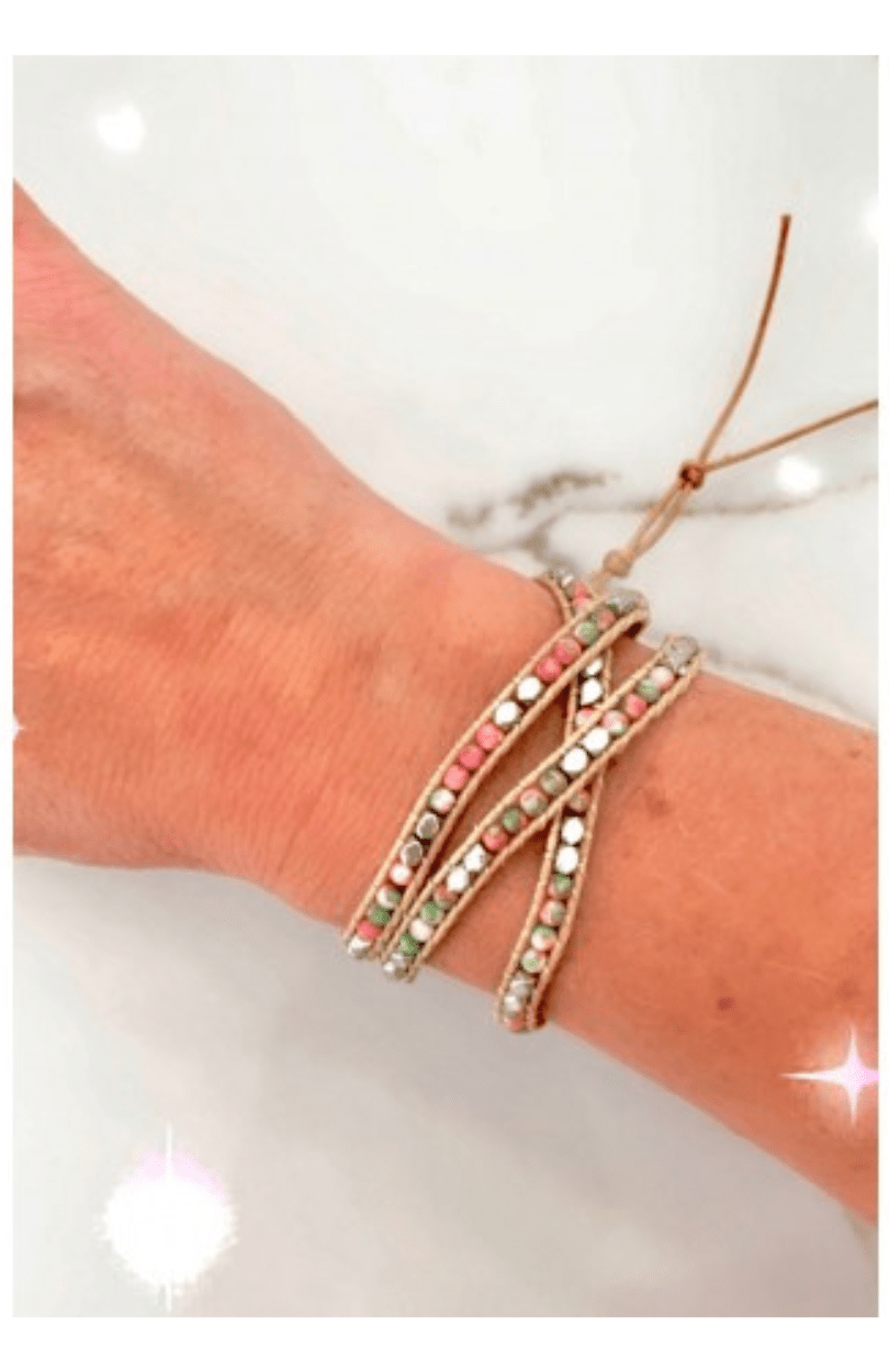 Noosa Living Accessories NA252-2 Delicate Wrap Gelato Mix Bracelet