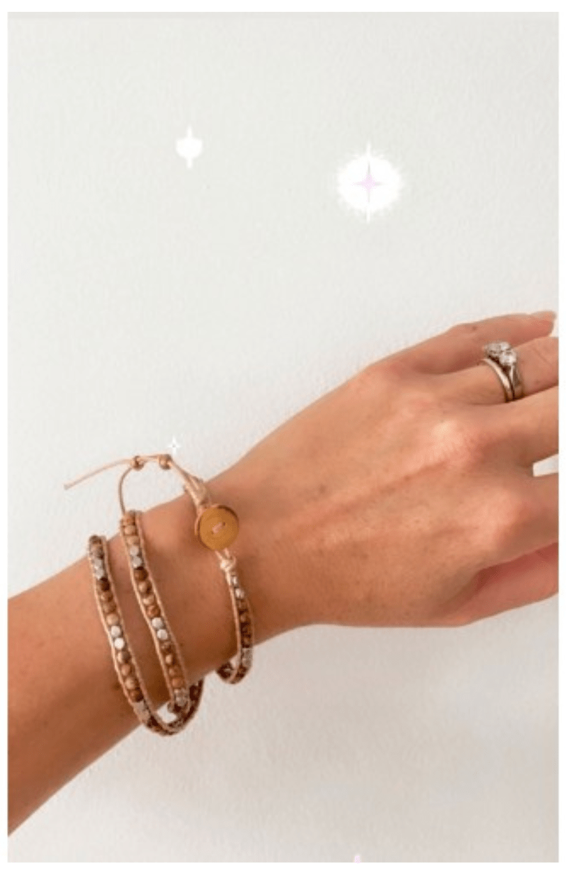 Noosa Living Delicate Wrap Jasper Bracelet NA252-4 Splash Swimwear Accessories 1000014374