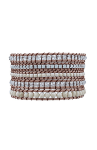 Noosa Living Accessories NA114 Mixed Latte Five Wrap Bracelet