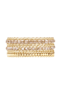 Noosa Living Rich Gold & Crystals Three Wrap Bracelet NA134.2 Splash Swimwear Accessories 1000014376