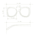 Okkia Eyewear Okkia Anna Sunnies Okkia Anna Sunnies Splash Swimwear Sunnies