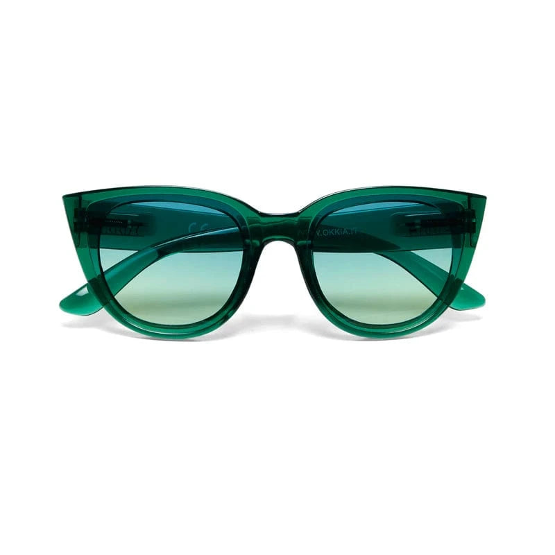 Okkia Eyewear Okkia Silvia Sunnies OK020-TGR Okkia Silvia Sunnies Splash Swimwear Sunnies Green 8056211371967