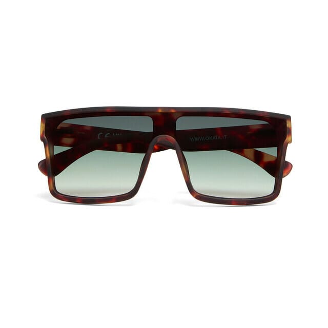 Okkia Eyewear Okkia Tokyo Sunnies OK033CH-GR Okkia Tokyo Sunnies Splash Swimwear Sunnies Classic Havana (Green Lense) 8056211375187