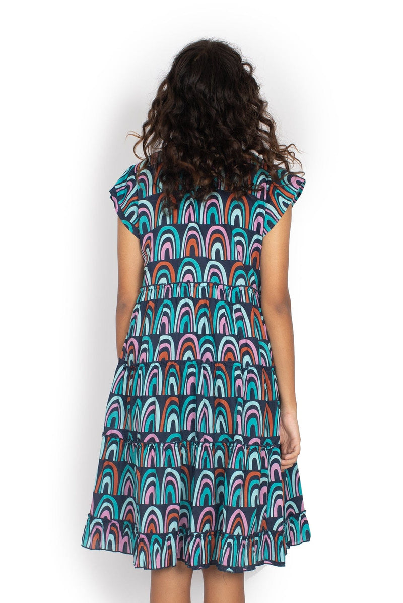 OM Designs Dresses Amore Dress - Rainbow Blue OM Designs Amore Dress - Bali Purple