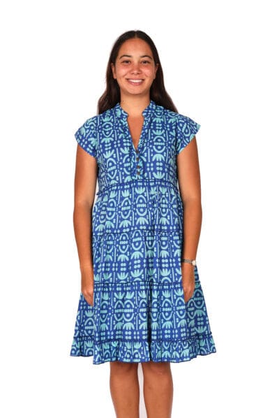 OM Designs Dresses Amore Dress - Tribal Blue OM Designs Amore Dress - Bali Purple