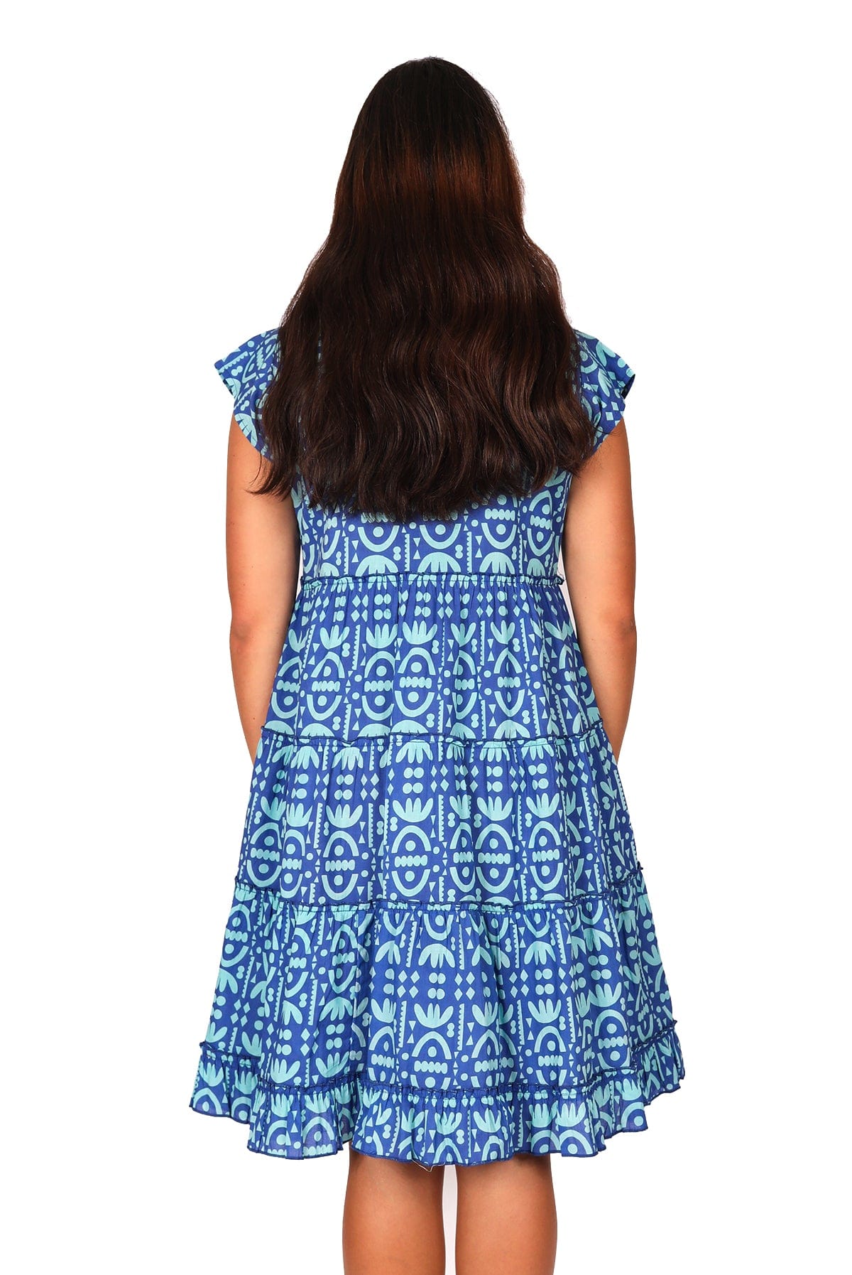 OM Designs Dresses Amore Dress - Tribal Blue OM Designs Amore Dress - Bali Purple