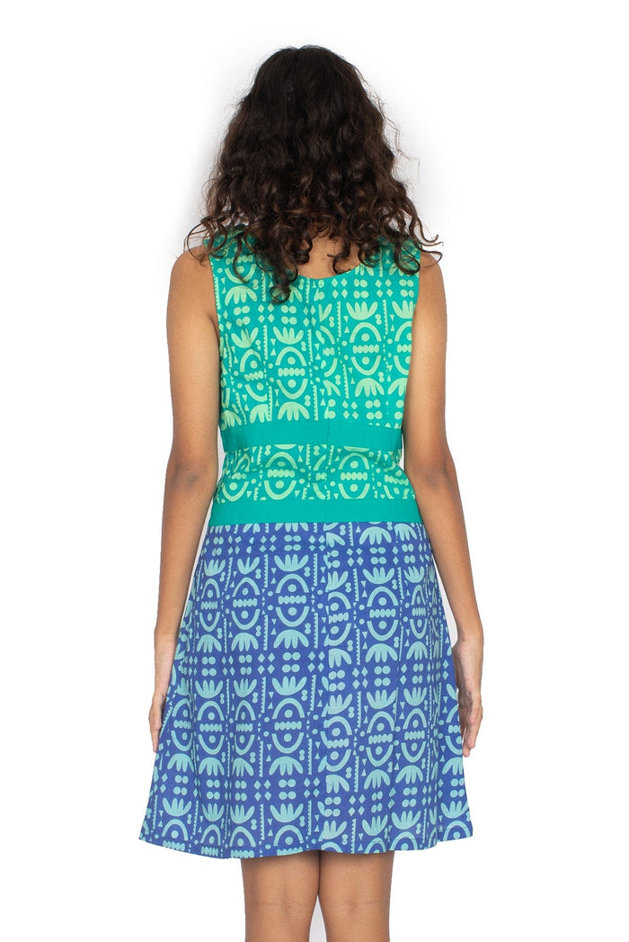 OM Designs Dresses Barbie Dress - Tribal Blue / Tribal Green OM Designs Amore Dress - Bali Purple