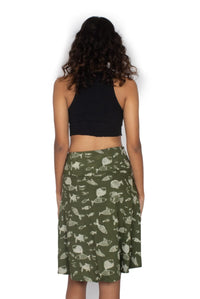 OM Designs Skirts O/S Chameleon Skirt - Olive Fish / Grey Fish*