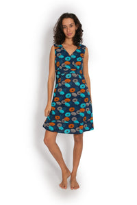 OM Designs Charly Dress - Blossom Blue* Splash Swimwear Dresses