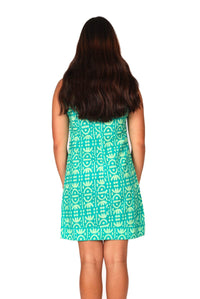 OM Designs Dresses Hai Dress - Tribal Green