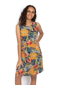 OM Designs Dresses Lisa Dress - Tropical Jungle