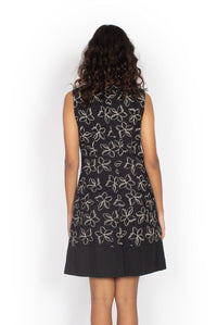 OM Designs Dresses Millie Dress - Frangipani Black