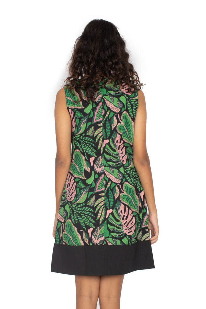 OM Designs Dresses Millie Dress - Monstera Jungle