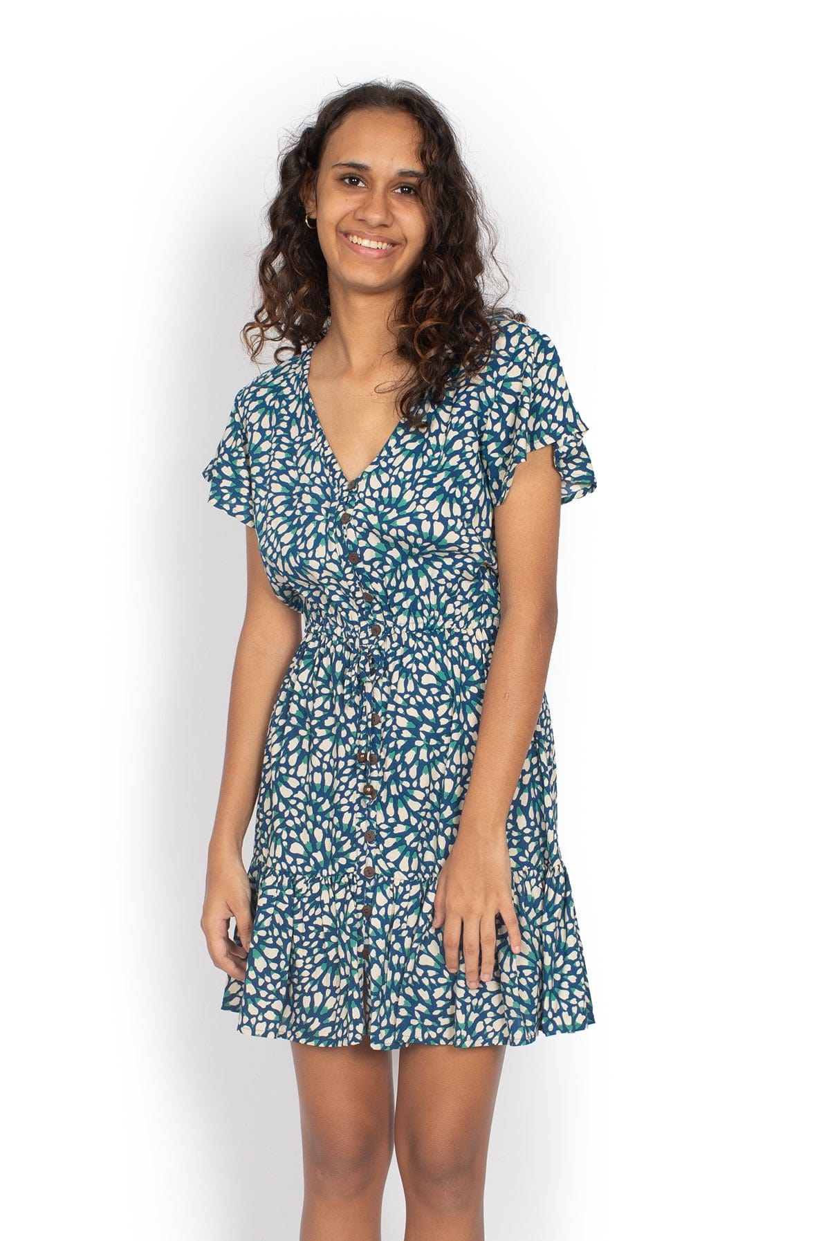 OM Designs Dresses New Laure Dress - Flower Buds