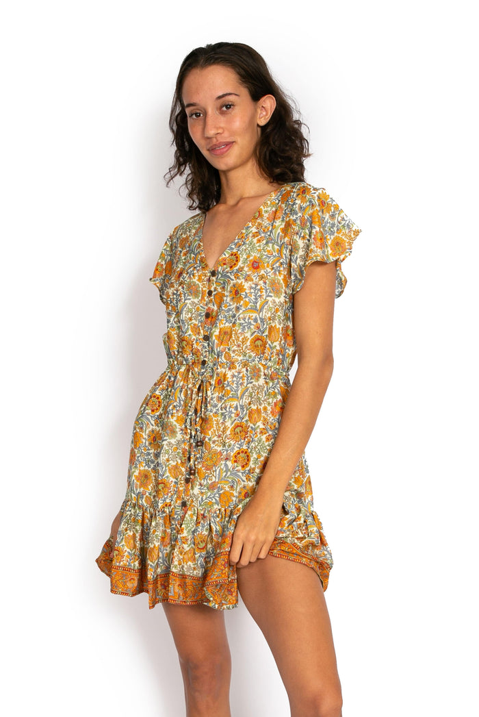 New Laure Dress - Orange Meadow* - OM Designs - Splash Swimwear  - dresses, May23, OM Designs, Womens, womens clothing - Splash Swimwear 