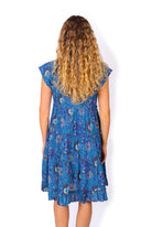 OM Designs OM Design Amore Dress - Secret Garden Blue OM Design Amore Dress - Abstract Blue Splash Swimwear Dresses