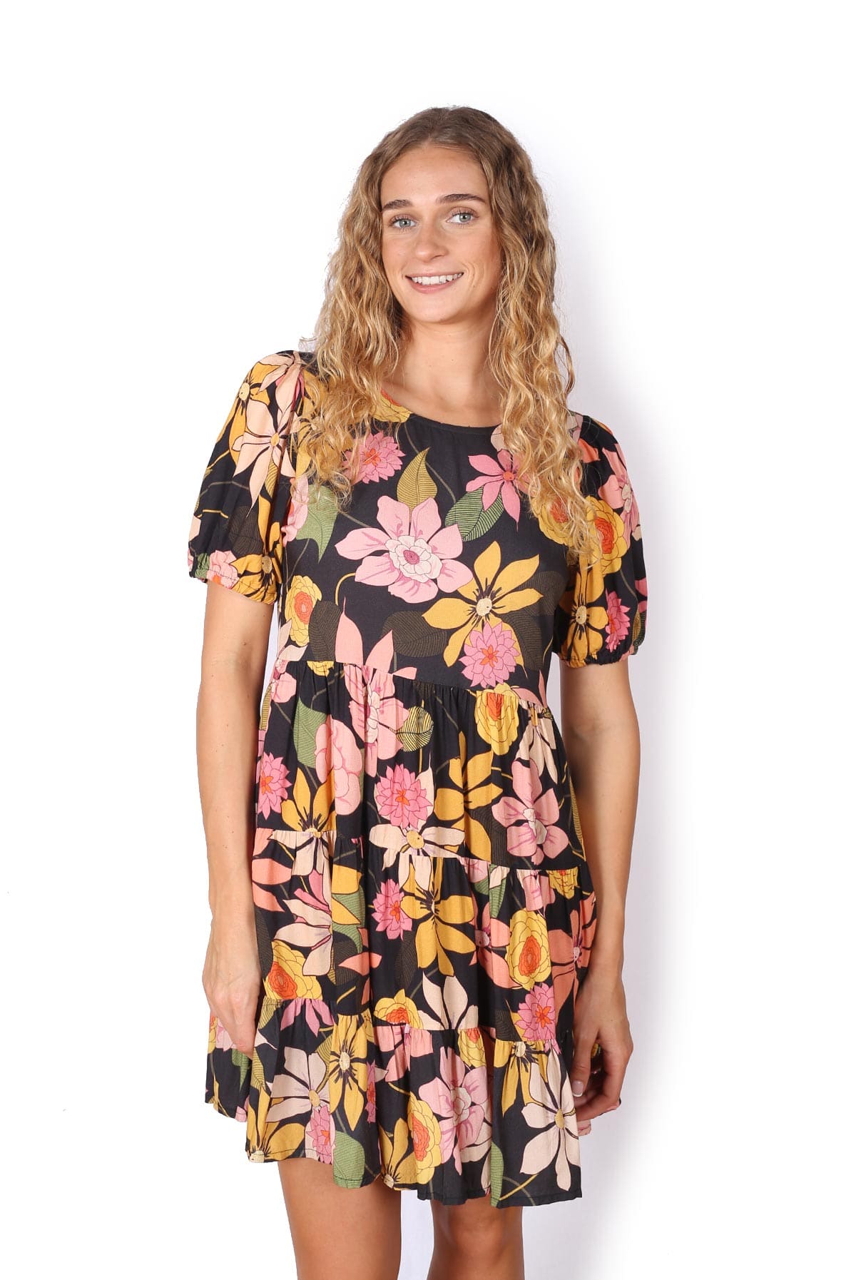 OM Designs OM Design Manali Dress (Short) - Exotic Vibes OM Design Manali Dress (Short) - Wild Flowers* Splash Swimwear Womens Clothing