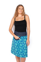 OM Designs Om Design New Energy Skirt (Long) - Daisys Marine/Abstract Black Om Design New Energy Skirt (Long) - Daisys Marine/Abstract Black Splash Swimwear Womens Clothing O/S 1000023728