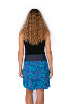 OM Designs Om Design New Energy Skirt (Short) - Abstract Blue/Daisys Black Om Design New Energy Skirt (Short) - Abstract Blue/Daisys Black Splash Swimwear Womens Clothing O/S 1000023725