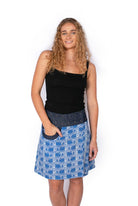 OM Designs Om Design New Energy Skirt (Short) - Blue Fish/Beige Crocs Om Design New Energy Skirt (Short) - Blue Fish/Beige Crocs Splash Swimwear Womens Clothing O/S 1000023729