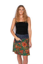 OM Designs Om Design New Energy Skirt (Short)- Forest Dreams/Night Bouquet Om Design New Energy Skirt (Short)- Forest Dreams/Night Bouquet Splash Swimwear Womens Clothing O/S 1000023731