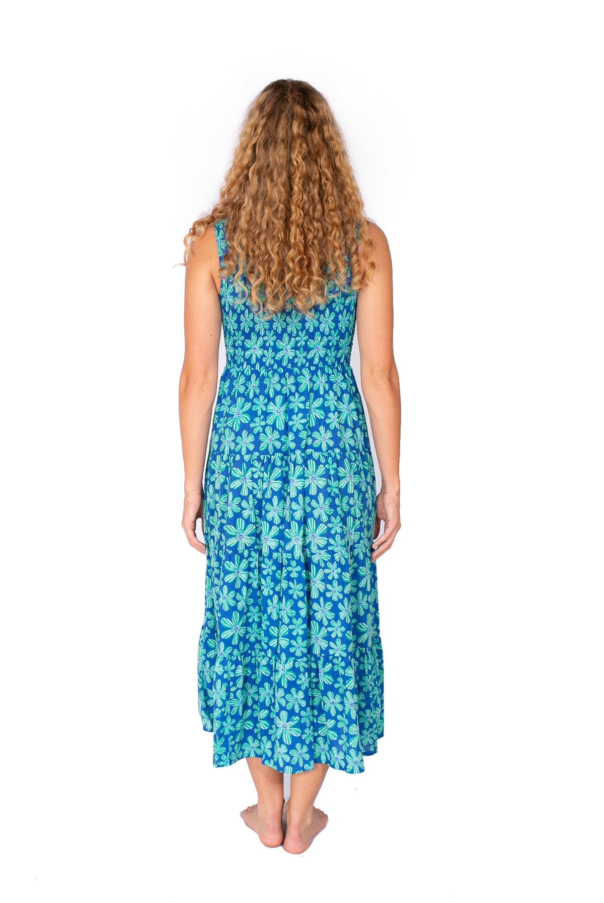 OM Designs Om Design Puri Dress - Daisy Marine Om Design Puri Dress - Daisy Marine Splash Swimwear Womens Clothing