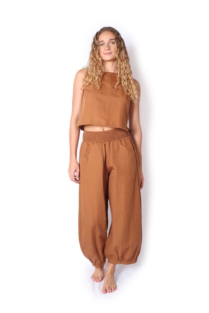 OM Designs OM Design Sannyasi Pants - Mocha OM Design Sannyasi Pants - Flax Splash Swimwear Womens Clothing
