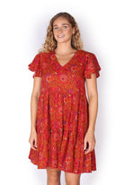 OM Designs OM Designs Ava Dress - Secret Garden Pink OM Designs Ava Dress - Secret Garden Pink Splash Swimwear Dresses