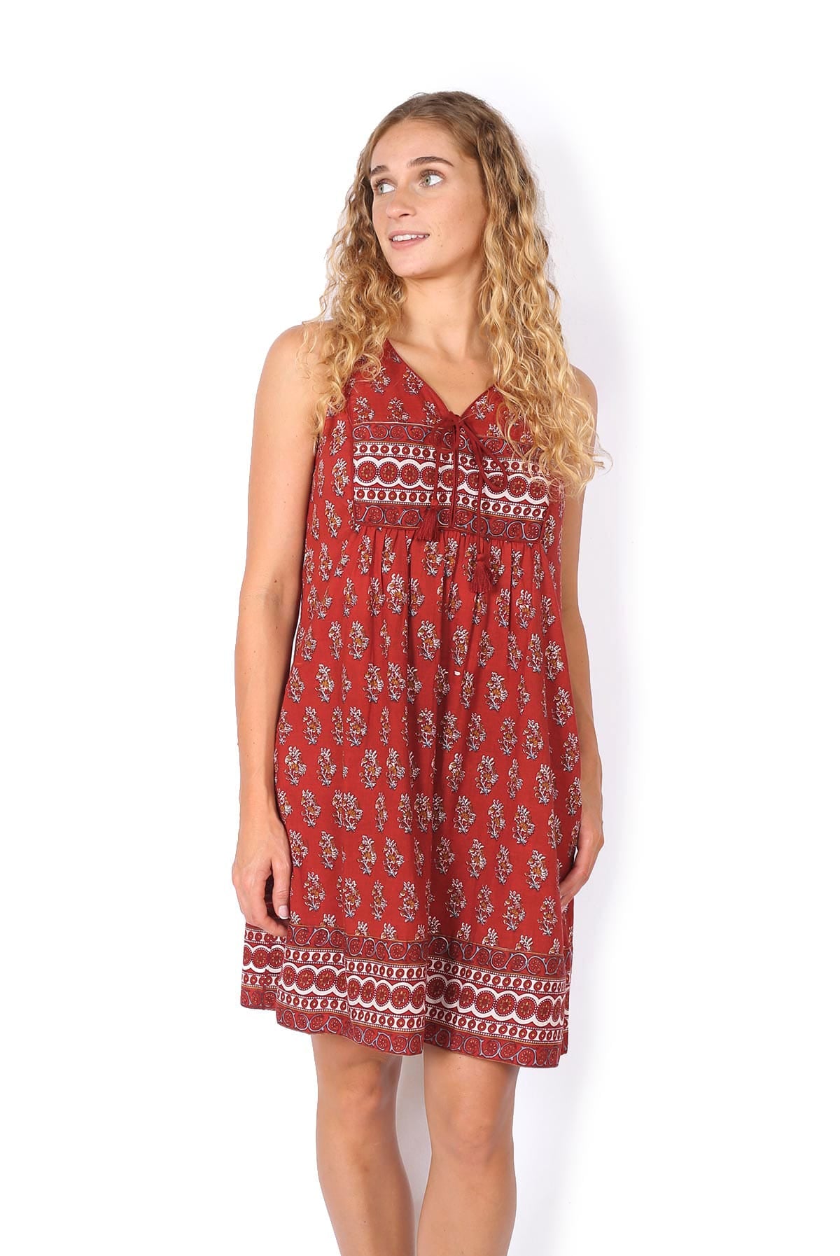 OM Designs OM Designs Jaipur Dress Short - Rustic Ochre OM Designs Jaipur Dress Short - Rustic Ochre Splash Swimwear Dresses